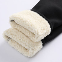 Middle-aged and elderly female elderly mother plus velvet thickened warm cotton pants autumn and winter mother-in-law high waist loose plus size leggings