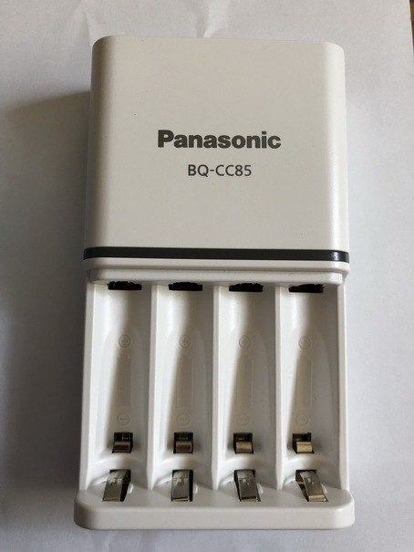 Panasonic Ailepu Ni-Mh Battery Charger Bq-Cc85 Charges 4 Aa or Aaa Batteries, Upgraded Version of Cc55