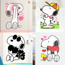 Snoopy cartoon animation toilet sticker Waterproof toilet creative personality bathroom toilet cover seamless decoration sticker