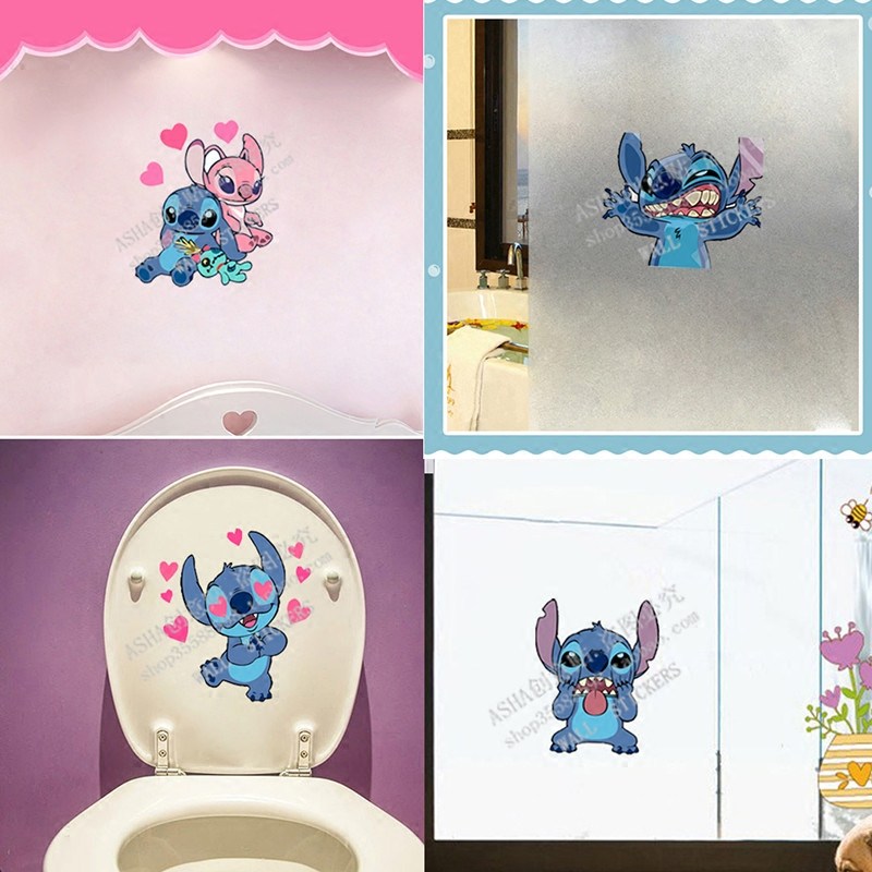 Shi Dic Cartoon Living Room Bedroom Wall Stickers Fridge Sticker Door Sticker glass sticker Waterproof Toilet with Self-adhesive Painter