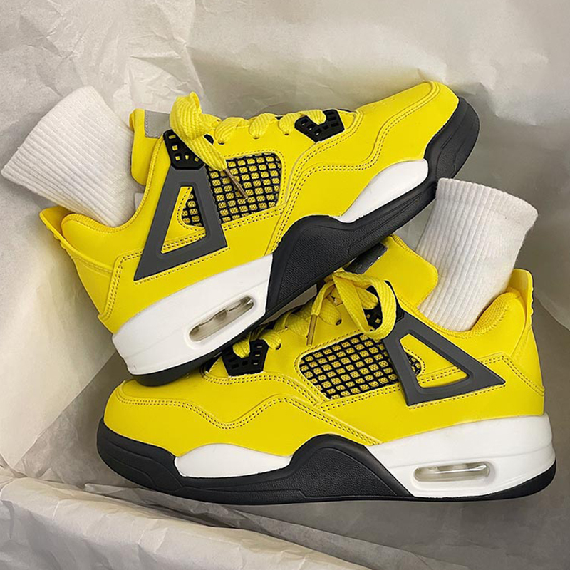 Men's Air-Cushioned Sports Shoes, Summer 2026 New Versatile Thick-Soled Height-Increasing Niche Yellow Running Dad Shoes