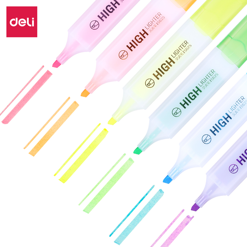 Able fluorescent marker pen student with a focus short pole fluorescent pen candy color graffiti pen full RMB59