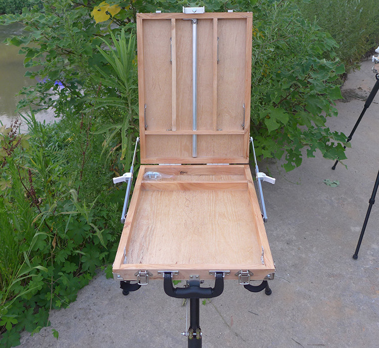 Yishan painting material oil Picture Box 35 by 47cm light oil painting box oil painting box oil easel professional grade