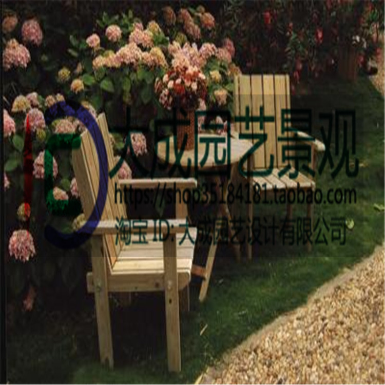 Nhà máy trực tiếp chống ăn mòn ngoài trời giải trí ngoài trời đồ nội thất sân vườn bàn ghế công viên vuông rắn gỗ kết hợp bàn ghế - Bàn ghế ngoài trời / sân ghế cà phê ngoài trời