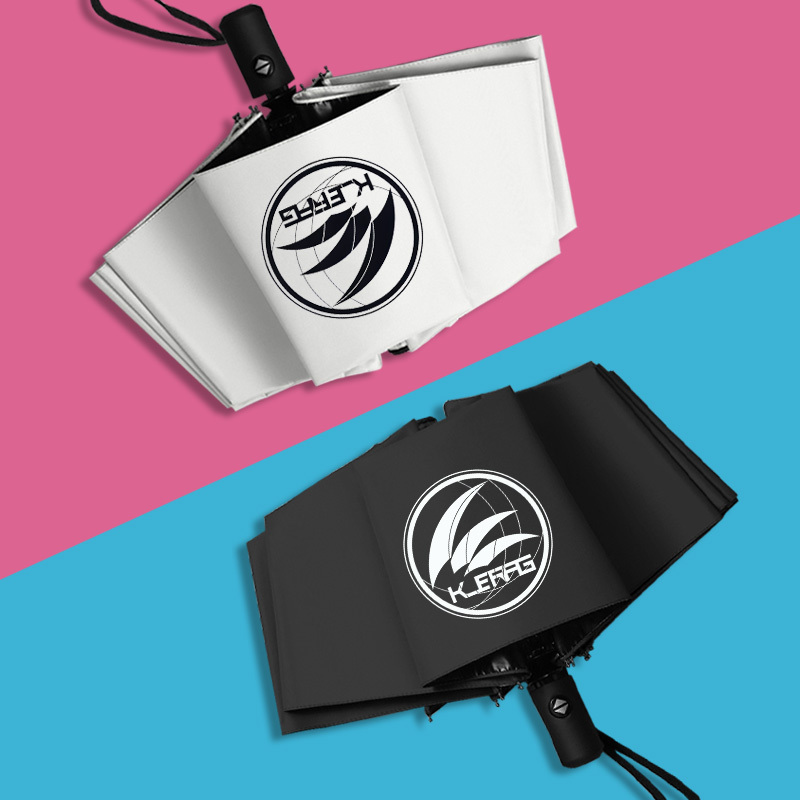 Tomorrow Umbrella Ark Sunshade and Sun Protection Umbrella, Rain or Shine Umbrella, Fully Automatic Folding Umbrella, Student Unisex Anime Customizable