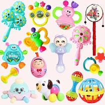  Newborn baby toy puzzle hand catching ball rattle 3 to 6-12 months old male and female babies 0-1 years old grasping rattles