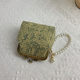 ແບບປ່າໄມ້ retro lace ປາກຖົງຄໍາ handmade bag buckle coin purse ຂອງຂວັນວັນເກີດສາມາດຖືບັດທະນາຄານ