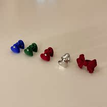 South Koreas new love zircon-free ear hole female network red high-level ear bones sweet and beautiful vegetable earring