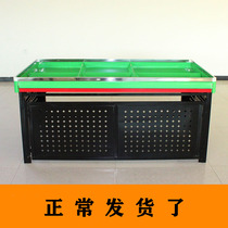 Supermarket fruit shelves vegetable platforms new display shelves convenience store promotion tables thickened fresh display metal