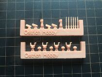 1 700m Navy SPG-55 Radar & Beagle Missile Launcher Model