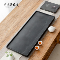 Wu Jinshi tea tray Household simple stone natural small tea table Kung Fu tea set tea tray Big tea sea stone grinding stone