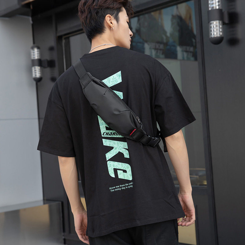 Mobile phone waist bag men's messenger bag small bag chest bag small mini men's sports chest bag small lightweight backpack