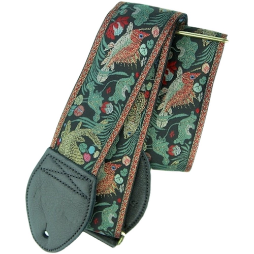 Элитная гитара ручной работы, подтяжки, с вышивкой, из натуральной кожи