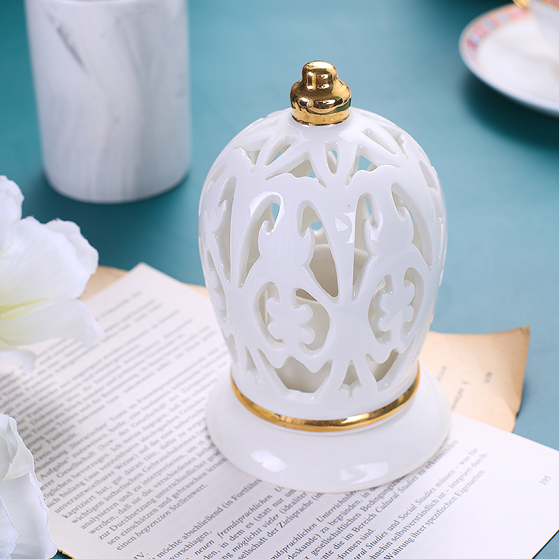 Ceramic Toothpick Box Home Creative Toothpicks Silo Hotel Living Room Personality Minima Eu Style Cotton Stick Jar Ceramic Cotton Stick Box