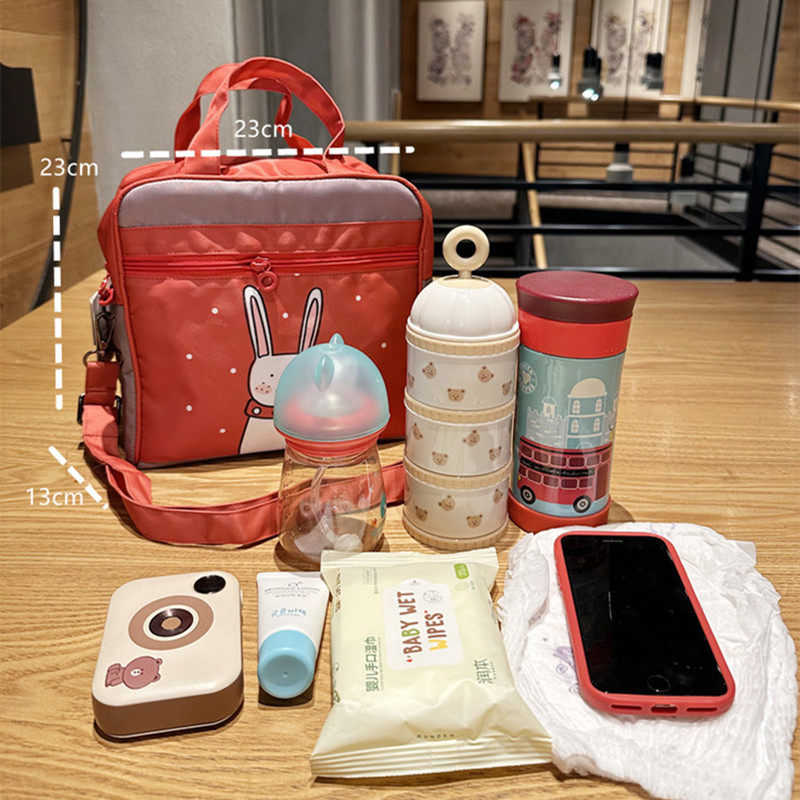 Ndht Cardmin Handbag Mother Bag Mother and Baby Outside Light and Mass Capacity Bag Bottle of Baby Bag