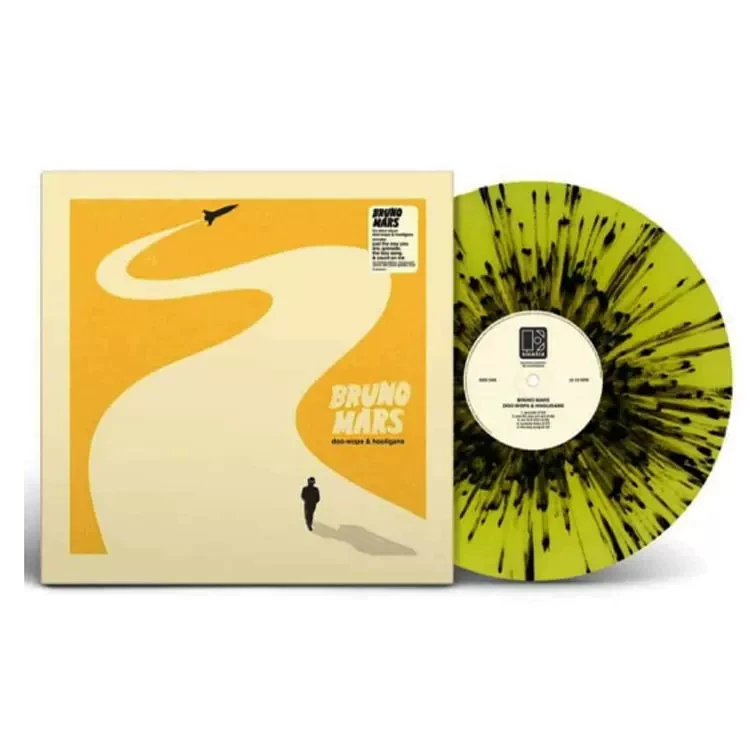 Spot Bruno Mars Doo-WOPS & HOOLIGANS splash color gel LP vinyl Martian brother
