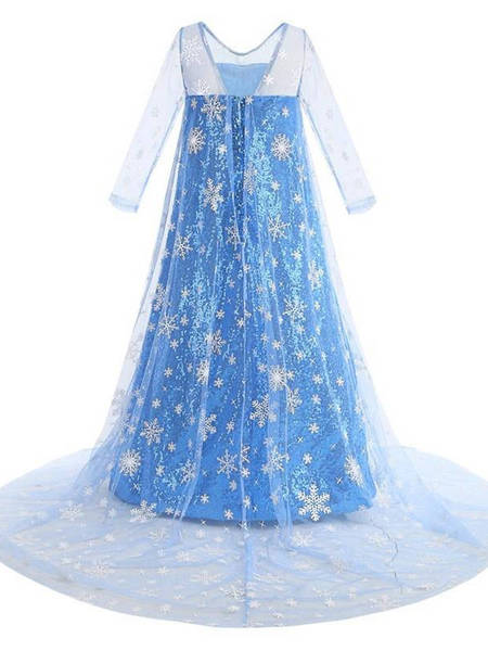 Elsa's Princess Dress Girl Summer Halloween Elsa Dress Frozen Clothes Elsa Elsa Dress — 4