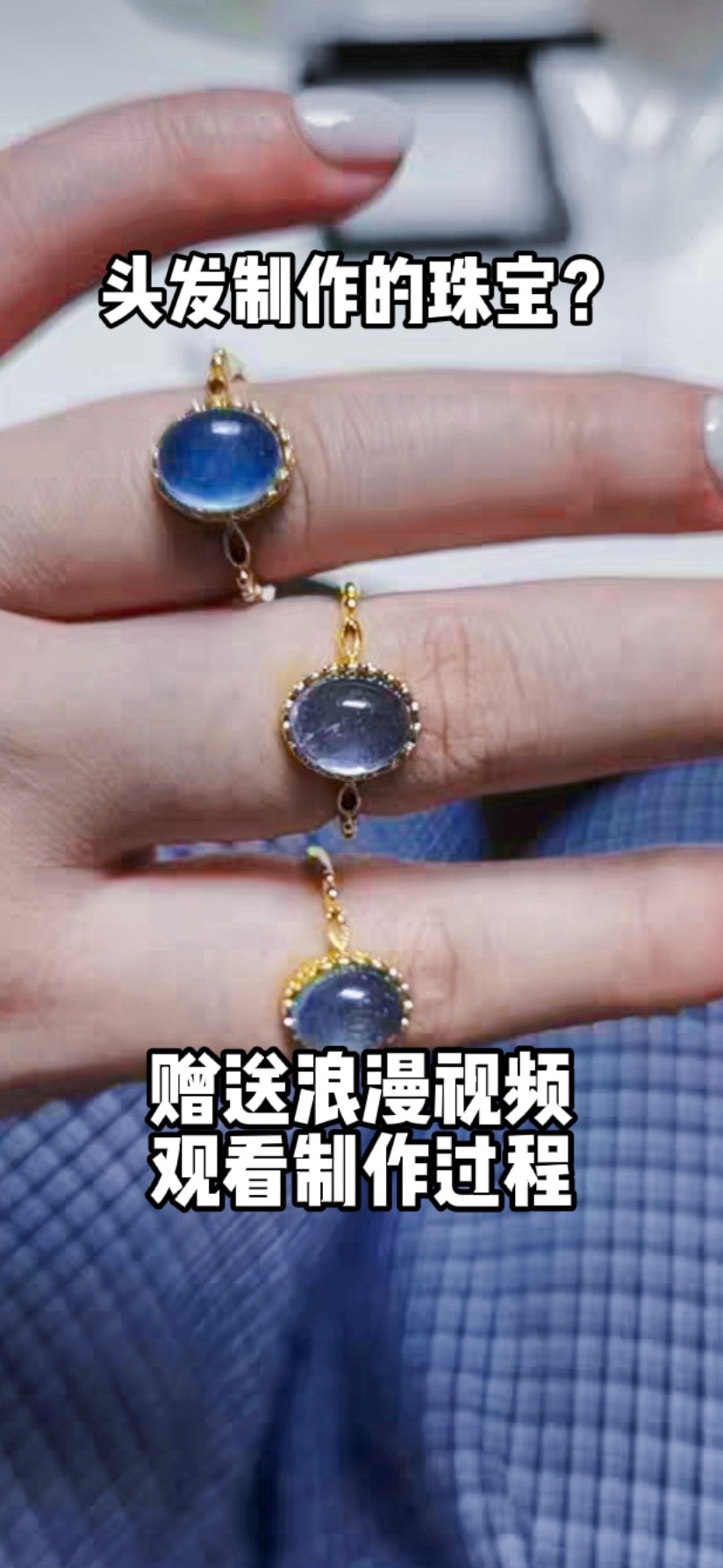 Beijing sterling silver hair personalized custom crystal glass ring pendant necklace hair custom for a lifetime