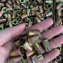 Galvanized rivet nut flat head countersunk head knurled pull cap female pull rivet nut m6m8m10m5 m12 extended