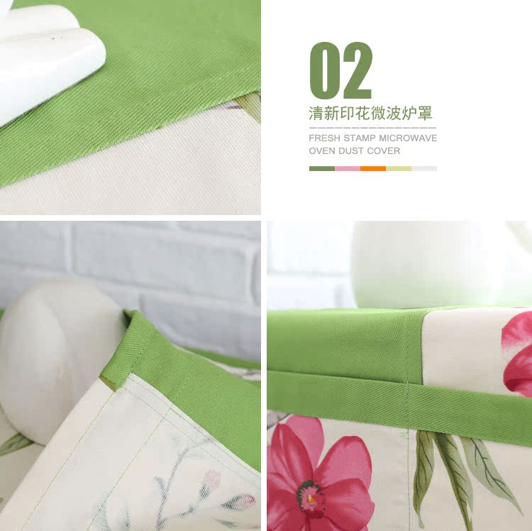 Ins lò vi sóng gió bông bông phổ quát chống bụi vải bảo vệ bụi che phủ lò điện vỏ bọc máy giặt cửa ngang electrolux