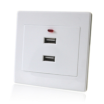 Dormitory usb socket panel 86 type switch Wall 36V concealed power supply with switch socket three-position charging mobile phone
