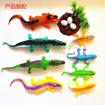 New big number crocodile toy Soft rubber Children emulated plastic animal model suit pinched and called animal bagged
