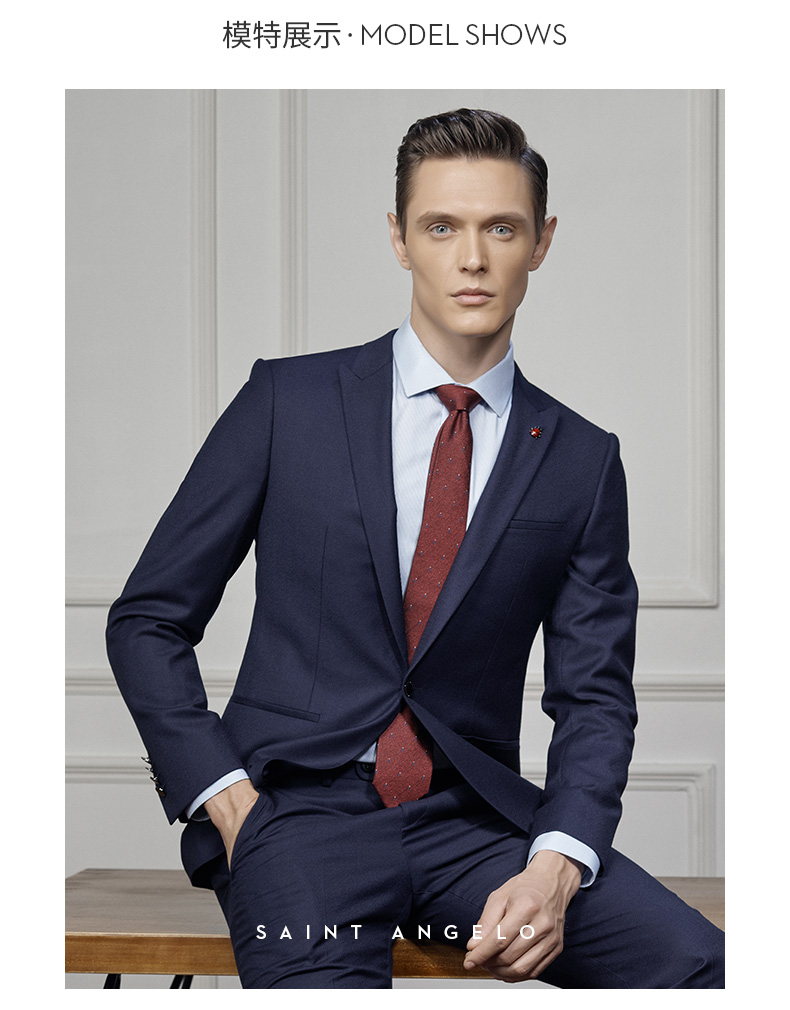 Baoxin Bird 2018 mùa xuân mới dành cho giới trẻ - Suit phù hợp quần tây nam