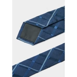 Шелковый синий галстук для отдыха, пиджак классического кроя, осенний