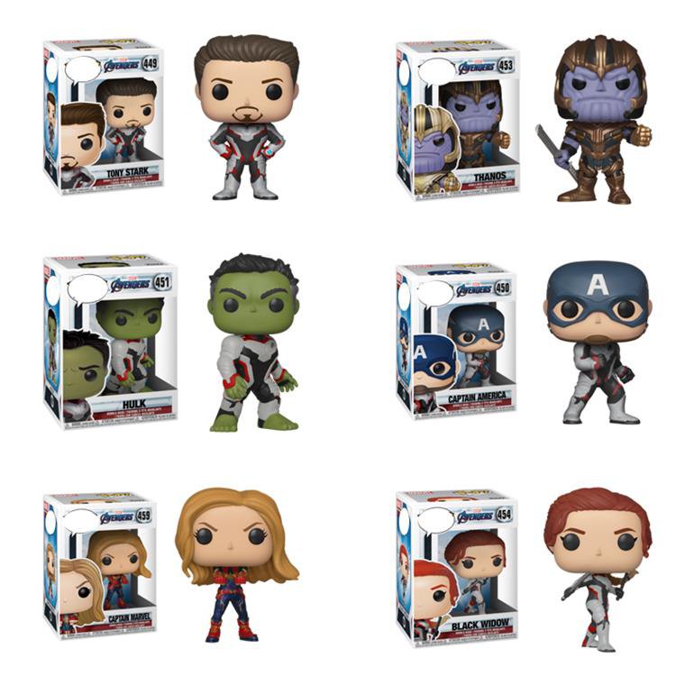 POP Marvel Avengers 4 Iron Man Hulk 霸 霸 anime Anime chính hãng số lượng lớn làm bằng tay - Capsule Đồ chơi / Búp bê / BJD / Đồ chơi binh sĩ búp bê đẹp