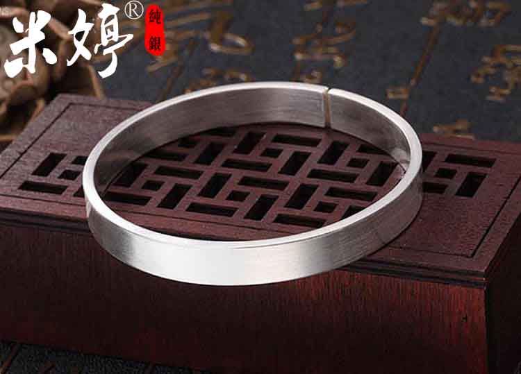 999 tinh khiết bạc bracelet sterling silver bracelet handmade bạc bracelet bạc đồ trang trí cho nam giới và phụ nữ có thể được tùy chỉnh chữ miễn phí