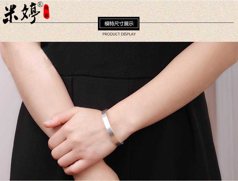 999 tinh khiết bạc bracelet sterling silver bracelet handmade bạc bracelet bạc đồ trang trí cho nam giới và phụ nữ có thể được tùy chỉnh chữ miễn phí