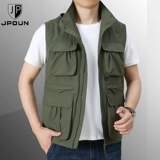 Весенний летний съёмный дорожный легкий и тонкий жилет подходит для мужчин и женщин для отдыха, 2024 года