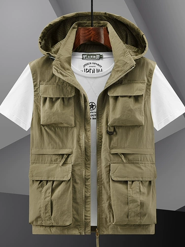 Весенний летний жилет подходит для мужчин и женщин, делается под заказ, с печатью вашего логотипа