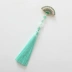 [Jade fan] Xiaoshan home retro Phong cách Trung Quốc Tang phù hợp với sườn xám Quần áo Trung Quốc hình quạt trâm áp lực tua rua 襟 mặt dây chuyền