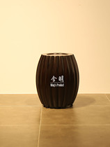 Drum stool] Cochin sandalwood big red acid branch Wus Xinglong style Wus melon edge drum stool