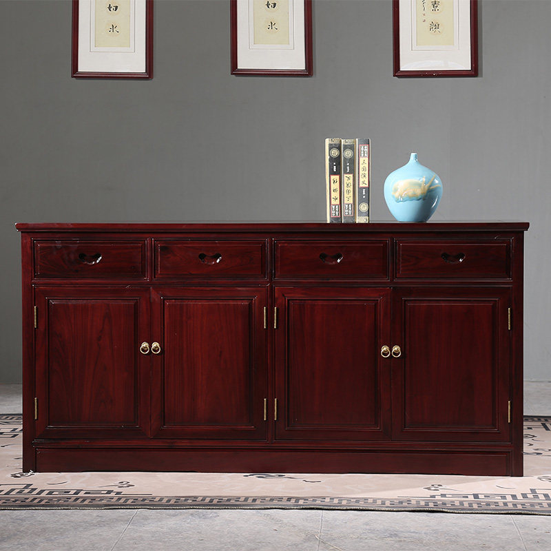 [USD 881.96] Redwood Sideboard African Acidwood Tea Cupboard Solid Wood