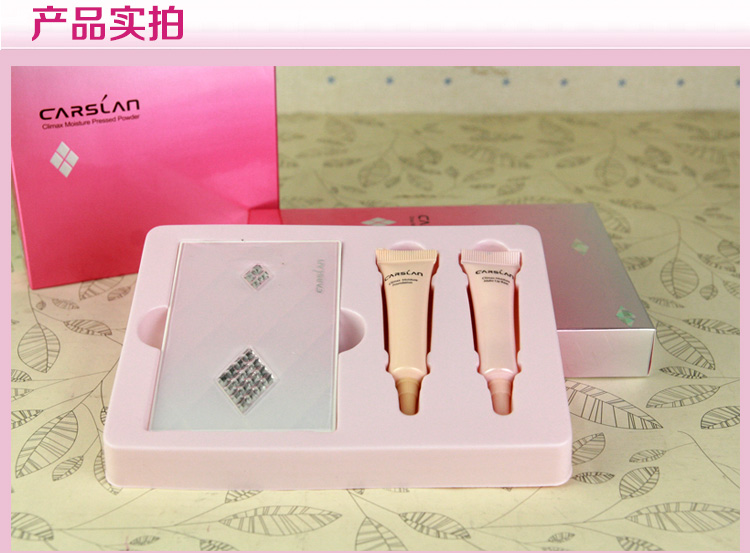 Authentic Powder bột màu xanh Kazi Zero 活 弹 Bánh bột kép có mục đích đàn hồi Set phấn trang điểm che khuyết điểm dầu dưỡng ẩm kiểm soát trang điểm nude phấn phủ whoo trắng