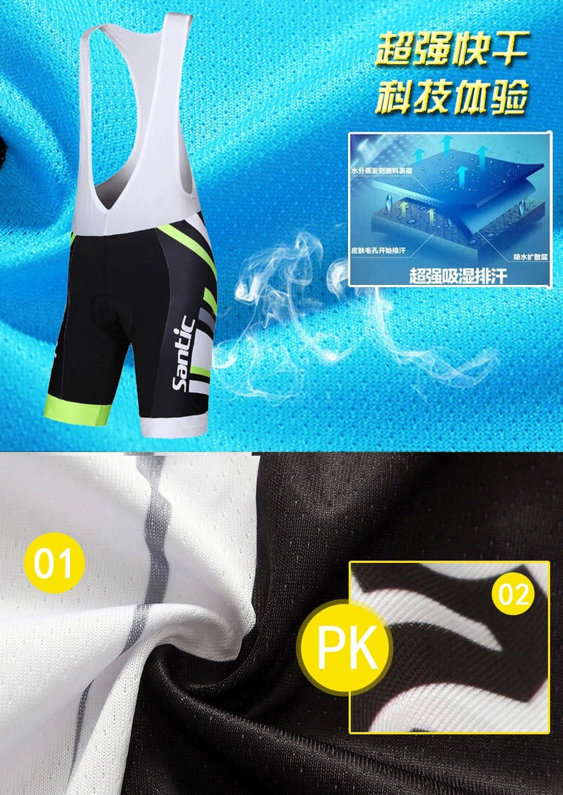 Tenue de cyclisme homme SANTIC - Ref 2231361 Image 13