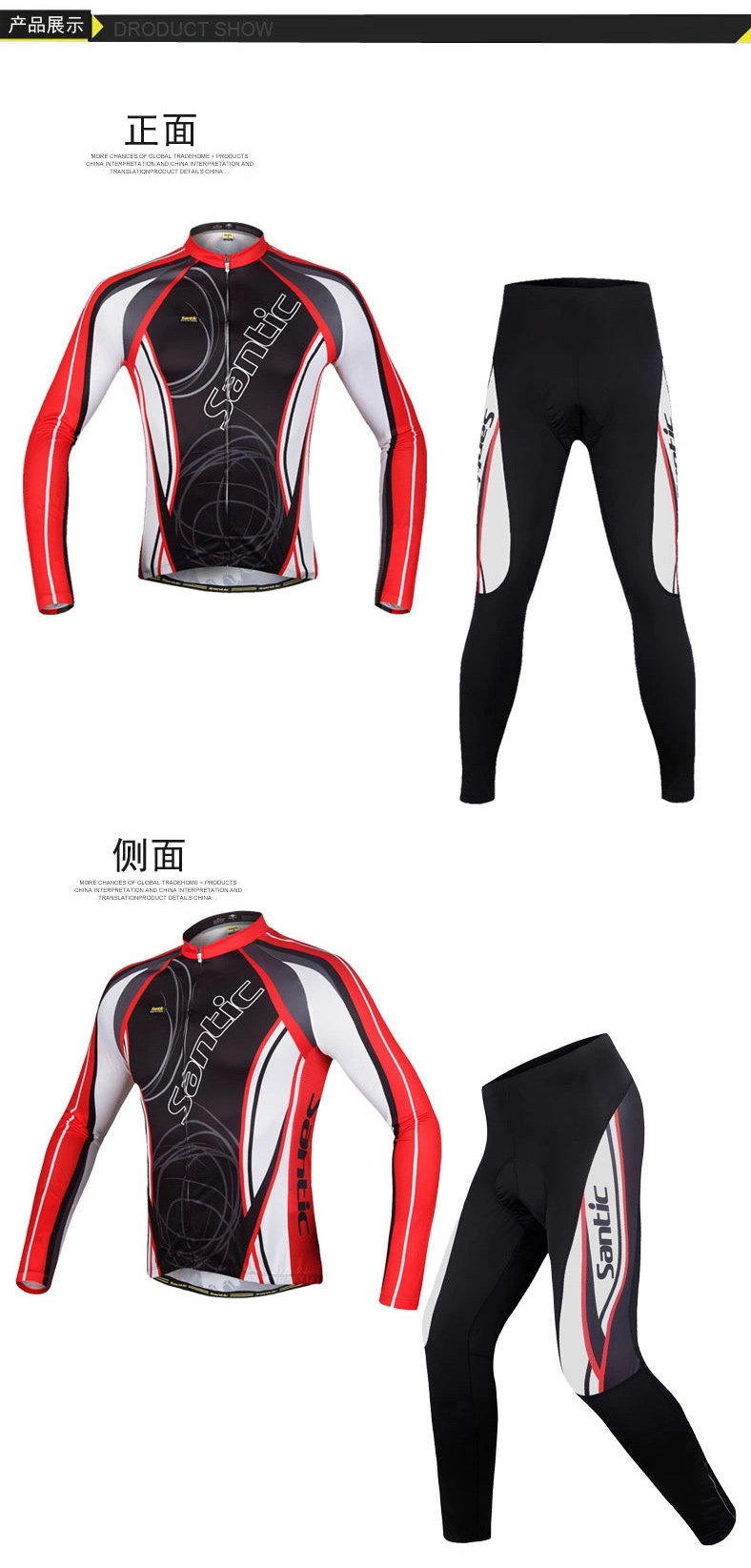 Tenue de cyclisme homme SANTIC - Ref 2231350 Image 13