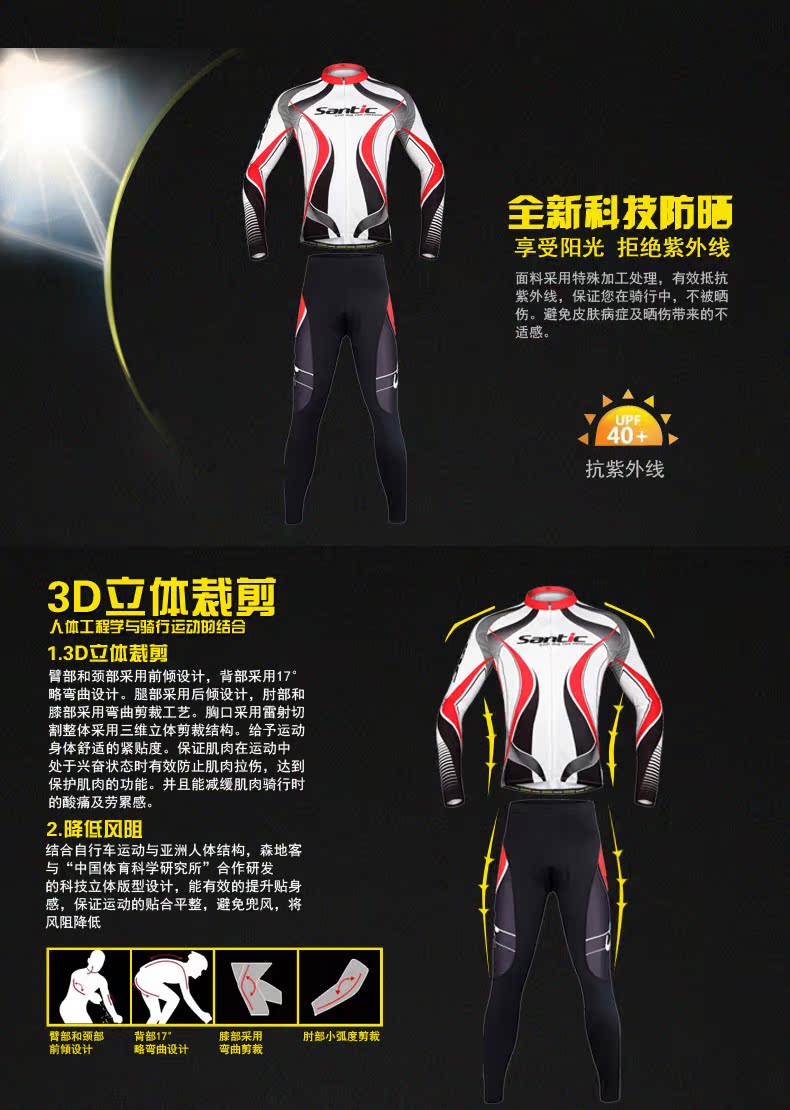 Vêtement cyclisme homme SANTIC - Ref 2209650 Image 8