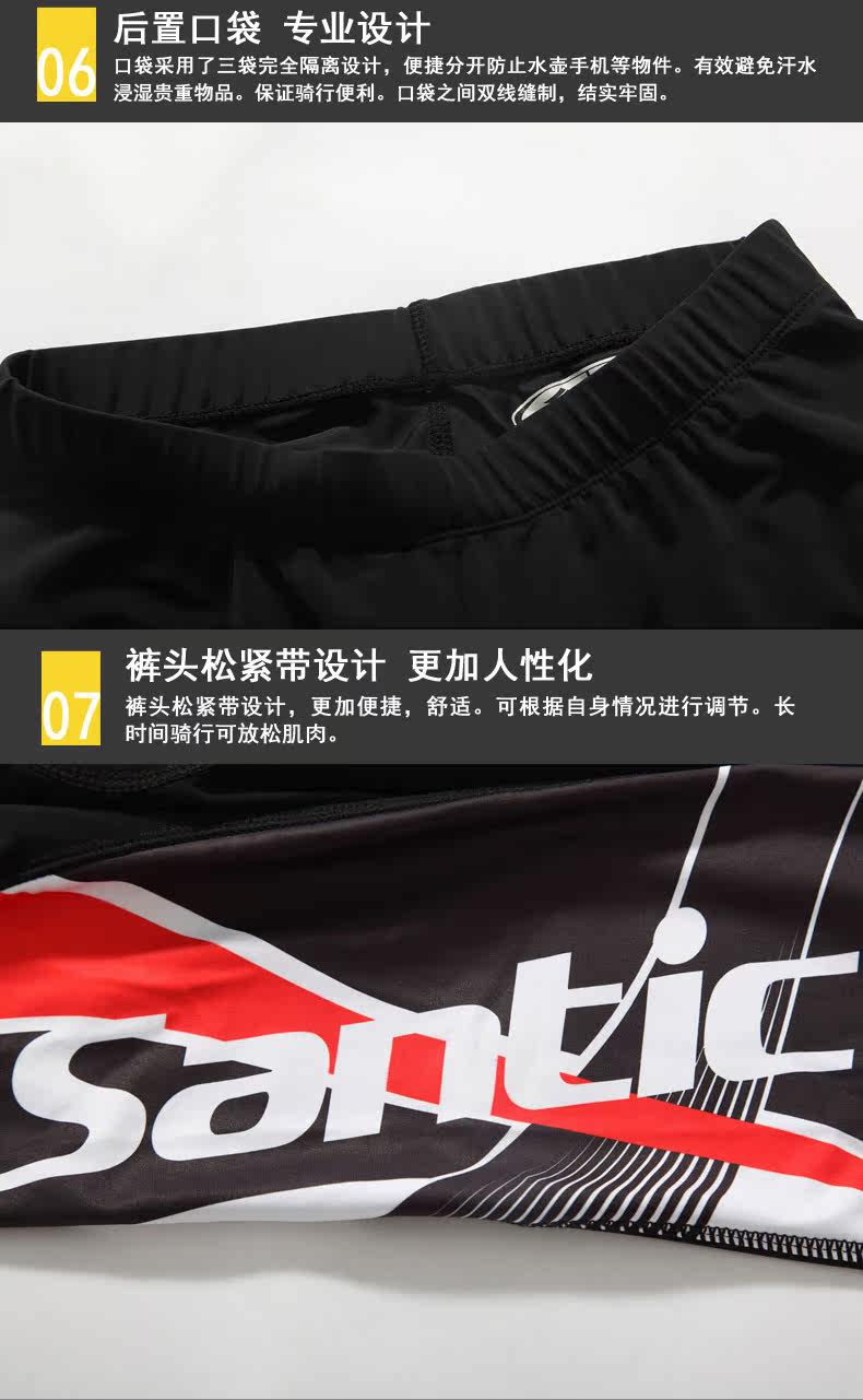 Tenue de cyclisme homme SANTIC - Ref 2230034 Image 34
