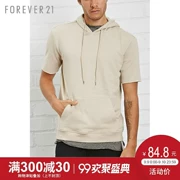 Quần ngắn tay áo bông nguyên chất của nam giới Forever21