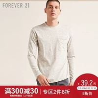 Của nam giới hỗn hợp màu lỏng thường dài tay áo T-Shirt đầu Forever21 áo unisex form rộng