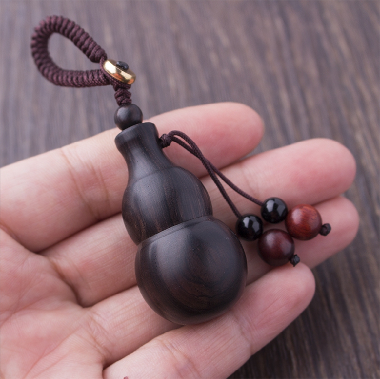 Homemade fetal hair pendant Baby fetal hair souvenir Fetal hair pendant Sandalwood gourd keychain diy homemade fetal hair
