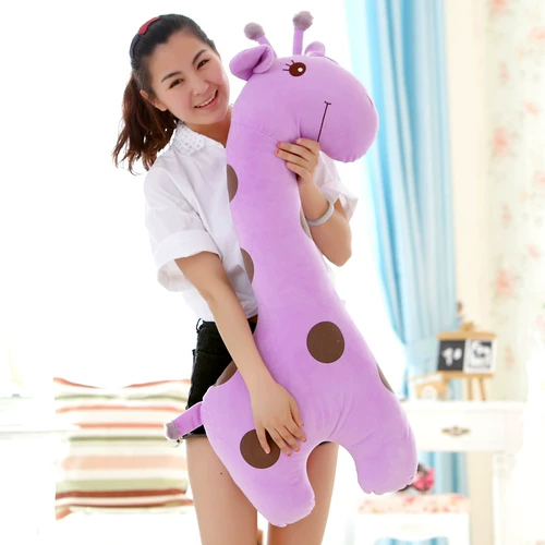 Подушка для сна, плюшевая игрушка, милая тряпичная кукла на день Святого Валентина, жираф, подарок на день рождения