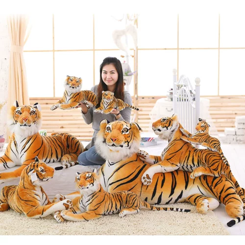 Реалистичная тряпичная кукла, плюшевая игрушка, детская подушка для мальчиков, тигр, подарок на день рождения
