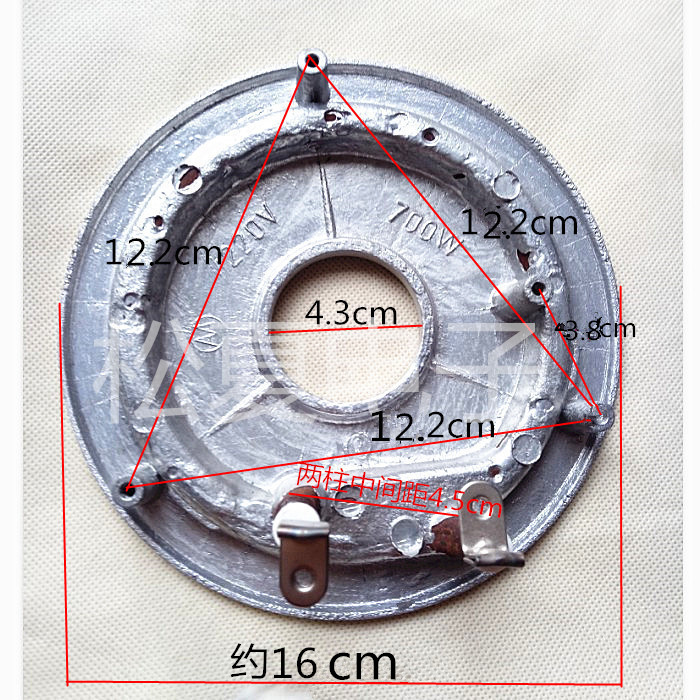 Electric cooker accessories for triangle hemisphere clutter 700W electric rice cooker heating plate heating plate