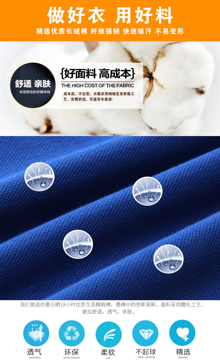 Dongfeng logo xe logo áo polo nam và nữ overalls Che Youhui cotton ve áo ngắn tay tùy chỉnh 4S shoping dụng cụ mùa hè áo phông có cổ