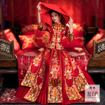 Xiuhe dress bride 2019 new wedding costume wedding dress Chinese wedding dress cabinet dress Feng Guanxia wedding dress Xiuhe