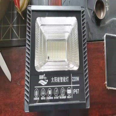 Baifan new solar energy lights urban new rural wired universal remote control 300w solar garden lights